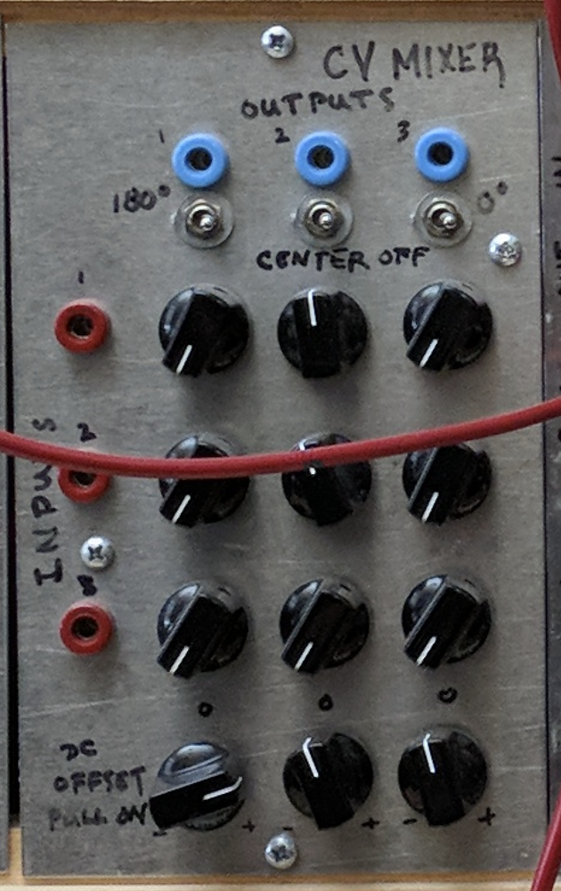 3x3 matrix control voltage mixer module