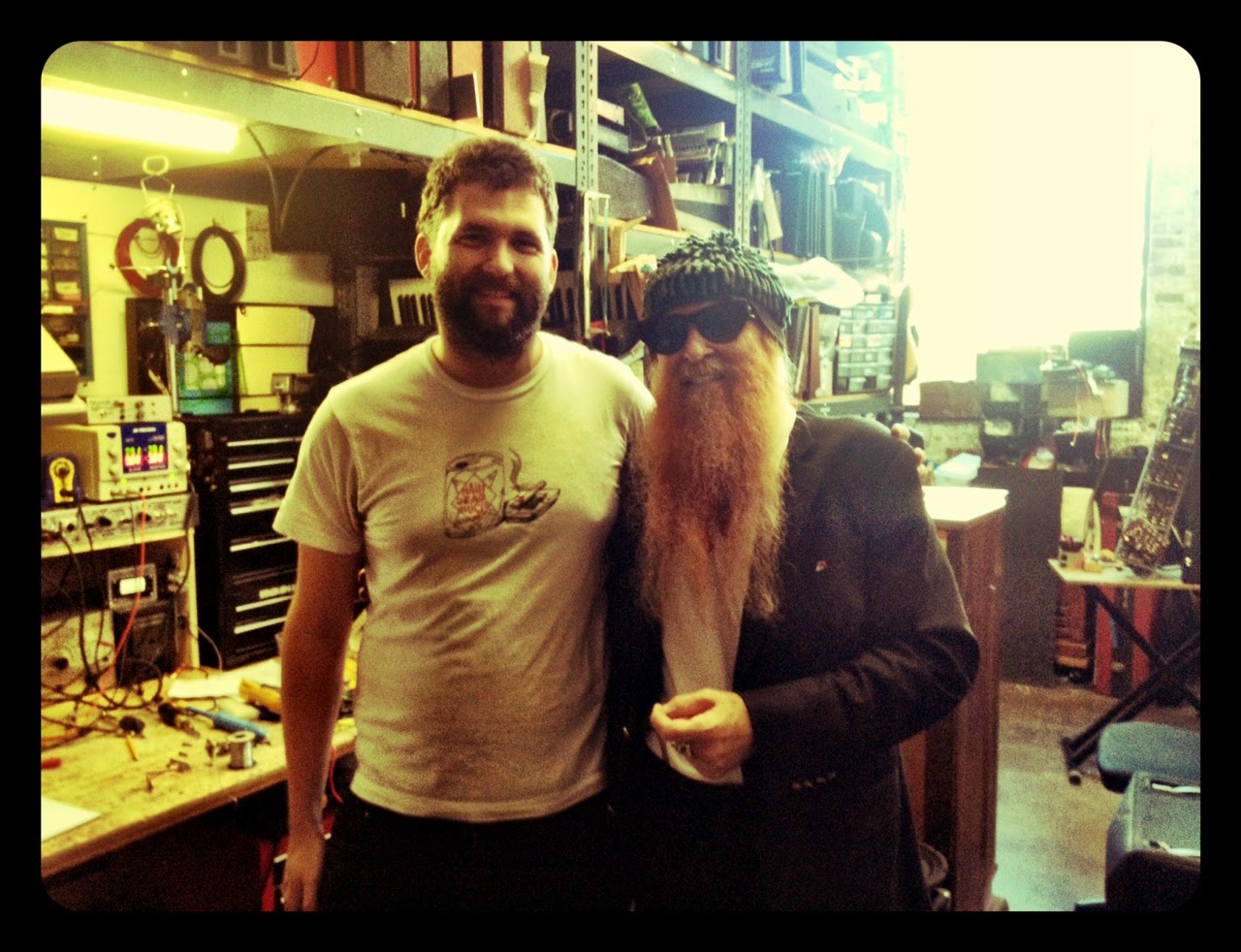 david morrin with billy gibbons