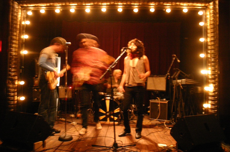 david morrin playing guitar on a stage