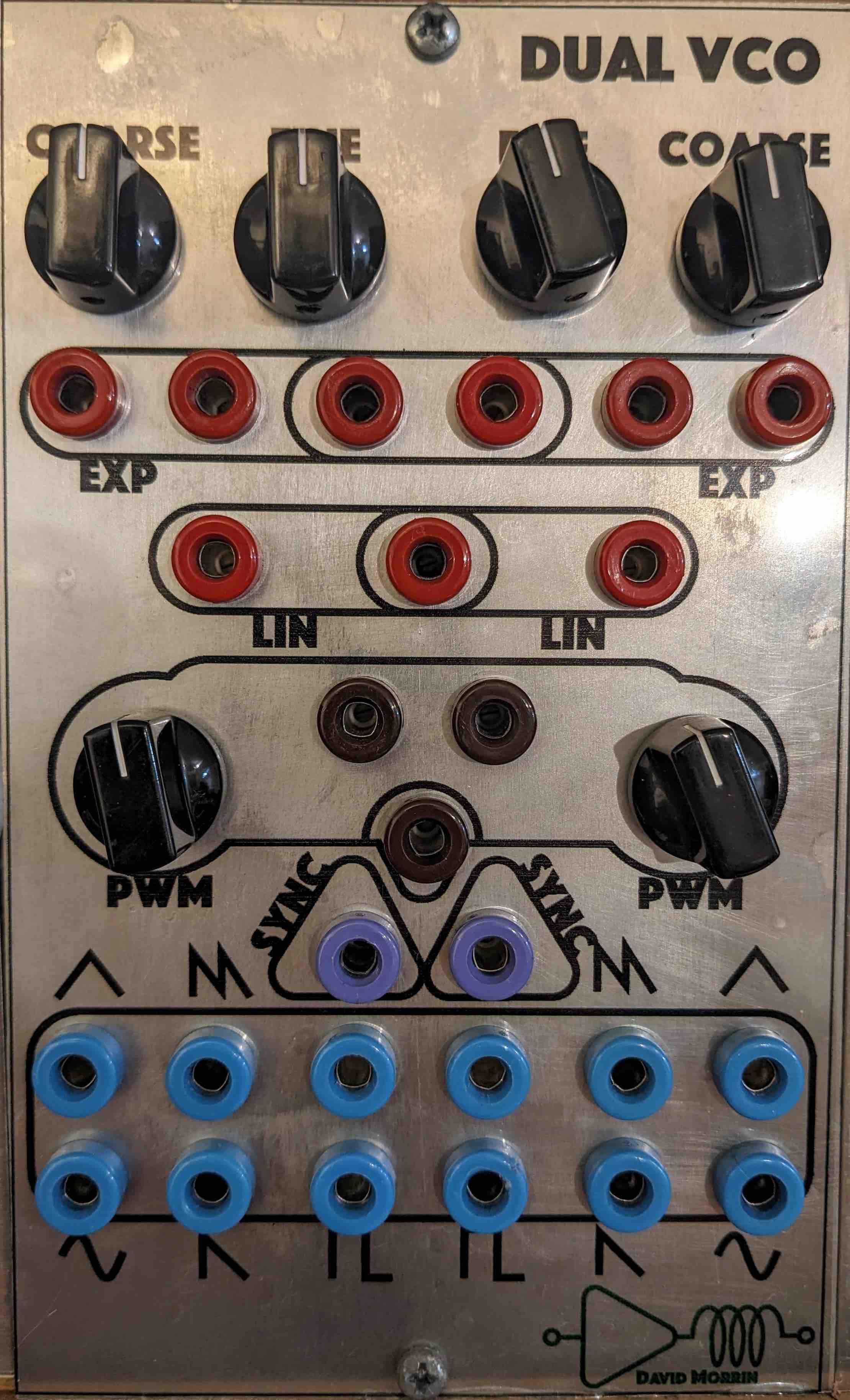 dual voltage controlled oscillator with new sticker graphics