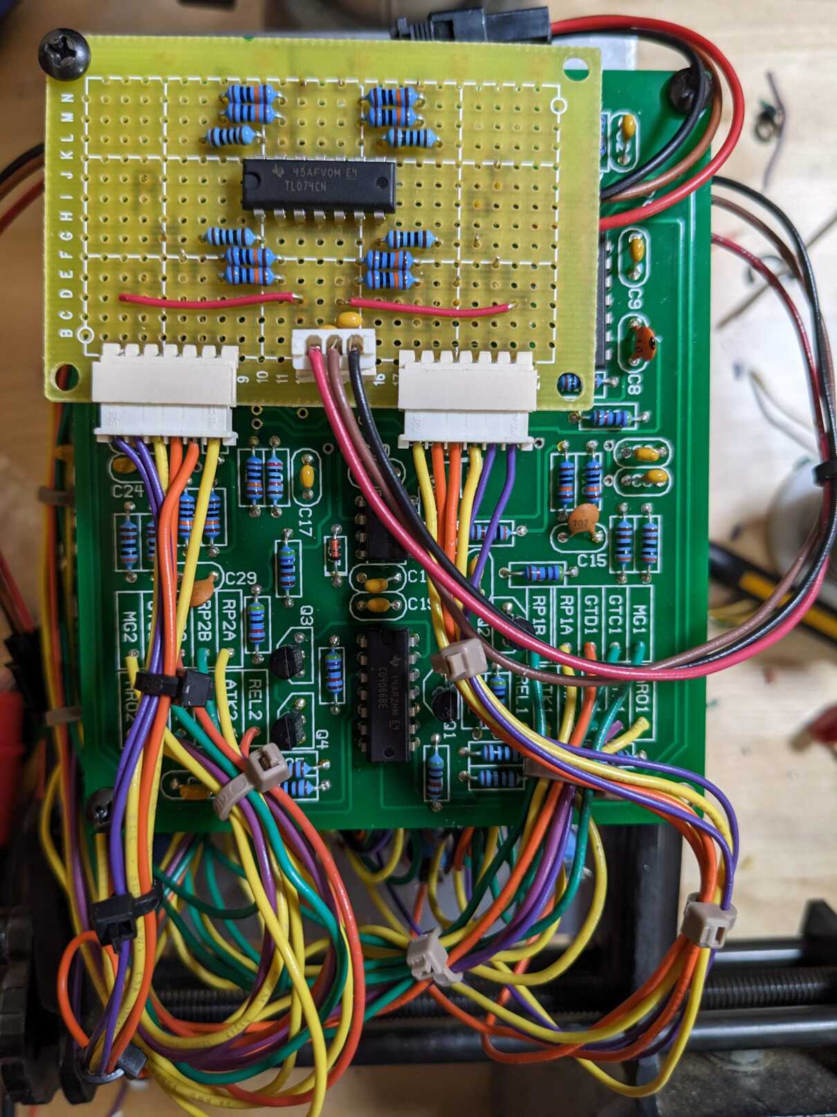 quad envelope generator bipolar daughter board