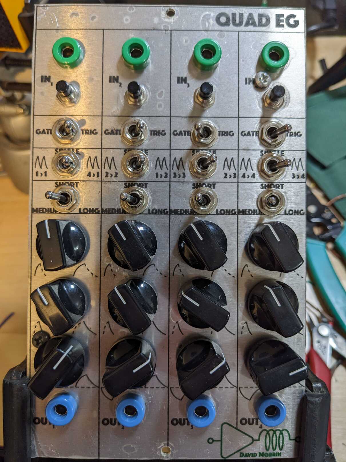 quad envelope generator module