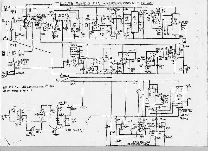 EH 7850 Memory Man schematic