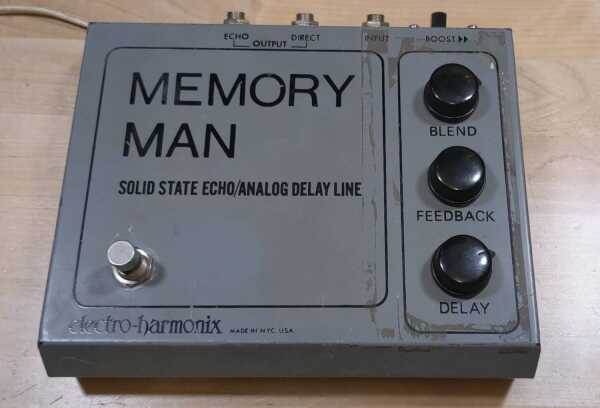 Memory Man first version front panel